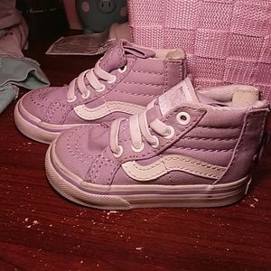 Lavender kids Vans
